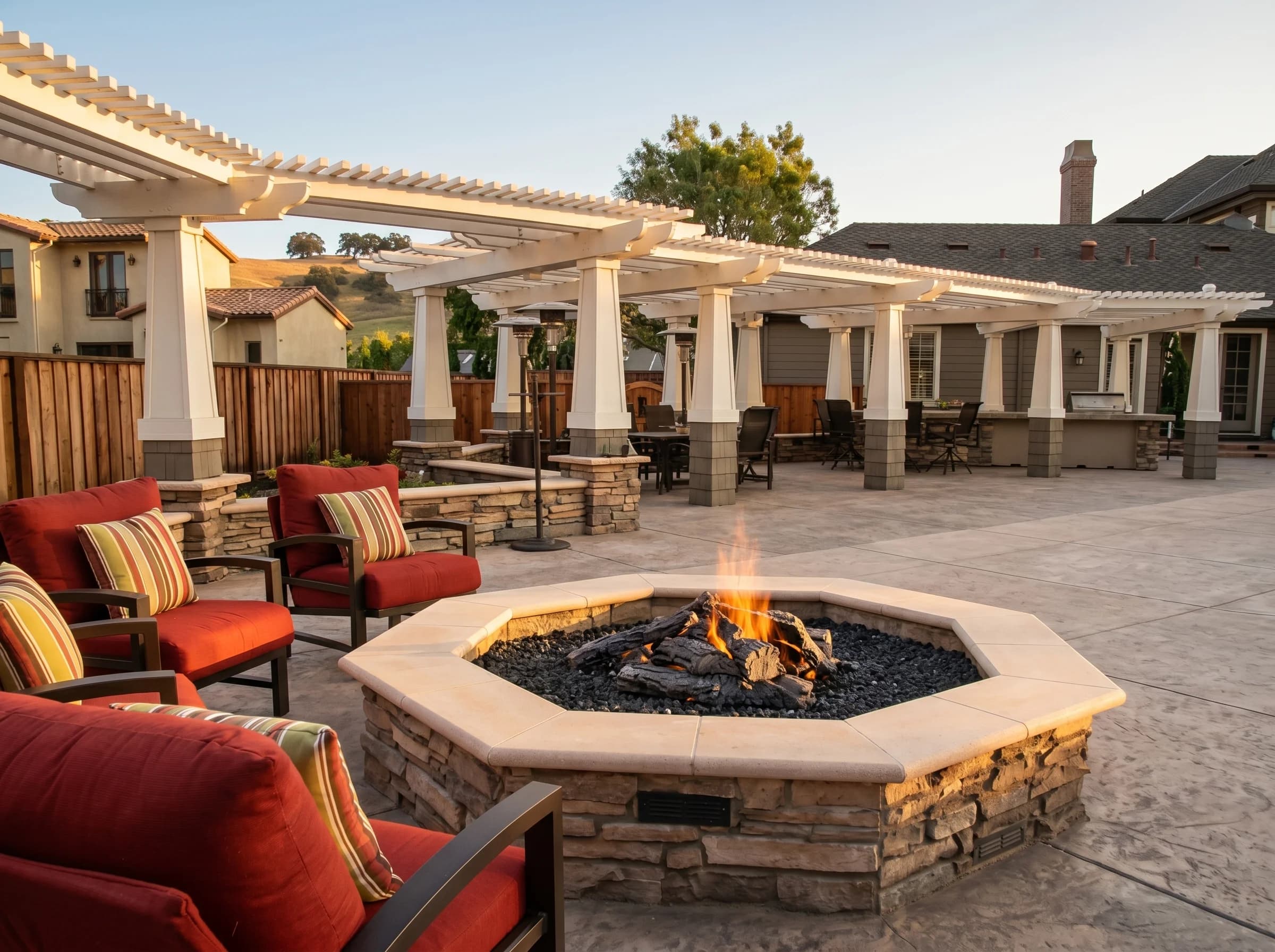 Outdoor Kitchens, Fire Pits & BBQs